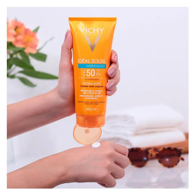 Idéal Soleil FPS 50 Hidratação Vichy - Protetor Solar Corporal 200ml