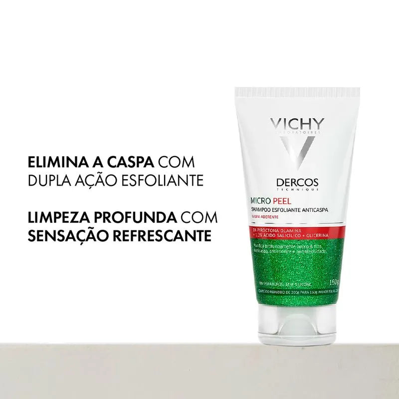 Vichy Dercos Micro Peel - Shampoo Esfoliante Anticaspa 150ml