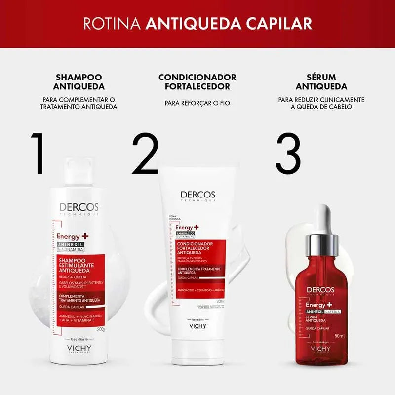 Shampoo Estimulante Antiqueda Vichy Dercos Energy+ 200g