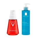 La Roche Posay Effaclar e Vichy Liftactiv Kit - Gel de Limpeza Facial + Sérum Facial Kit