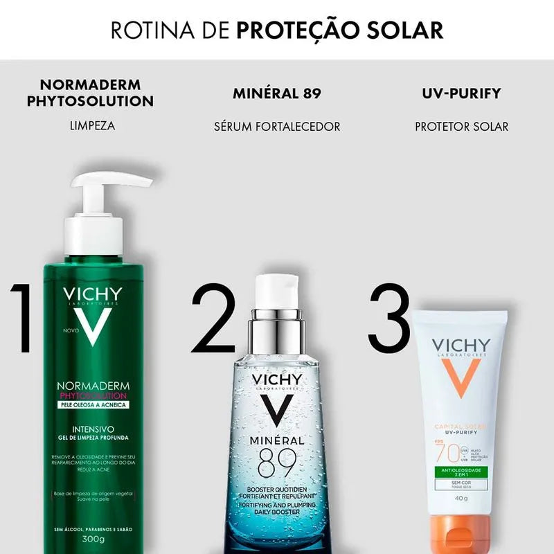 Protetor Solar Facial Vichy – Capital Soleil Purify 40g