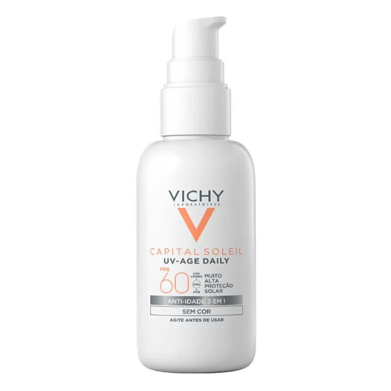 Protetor Solar Facial Vichy – UV-Age Daily FPS60 40g