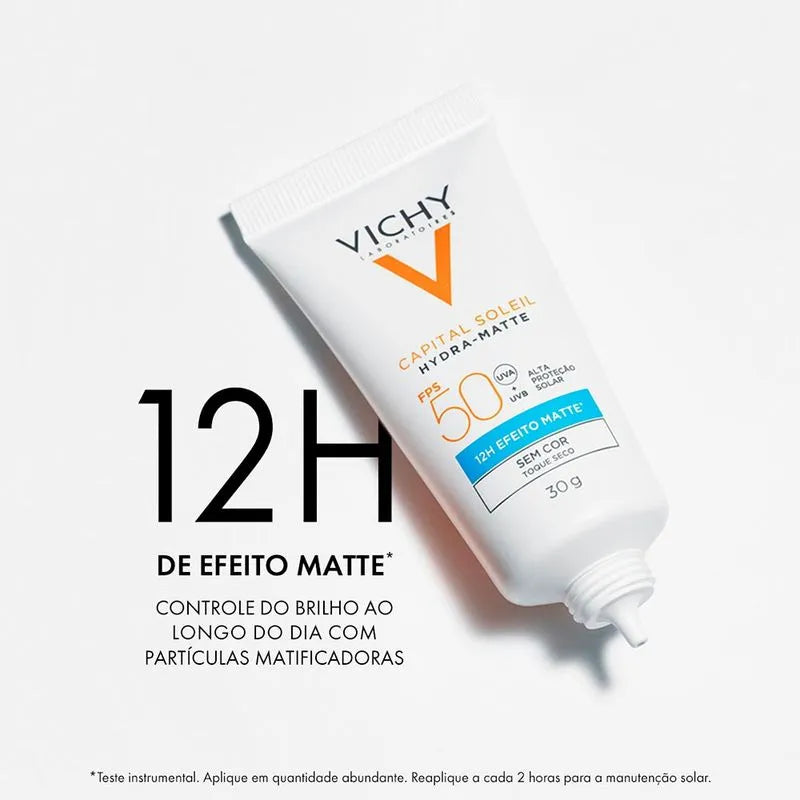 Protetor Solar Hidratante Vichy Capital Soleil Hydra-Matte FPS50 30g