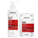 Vichy Dercos Energy+ Kit - Shampoo 400ml + Refil 200ml Kit