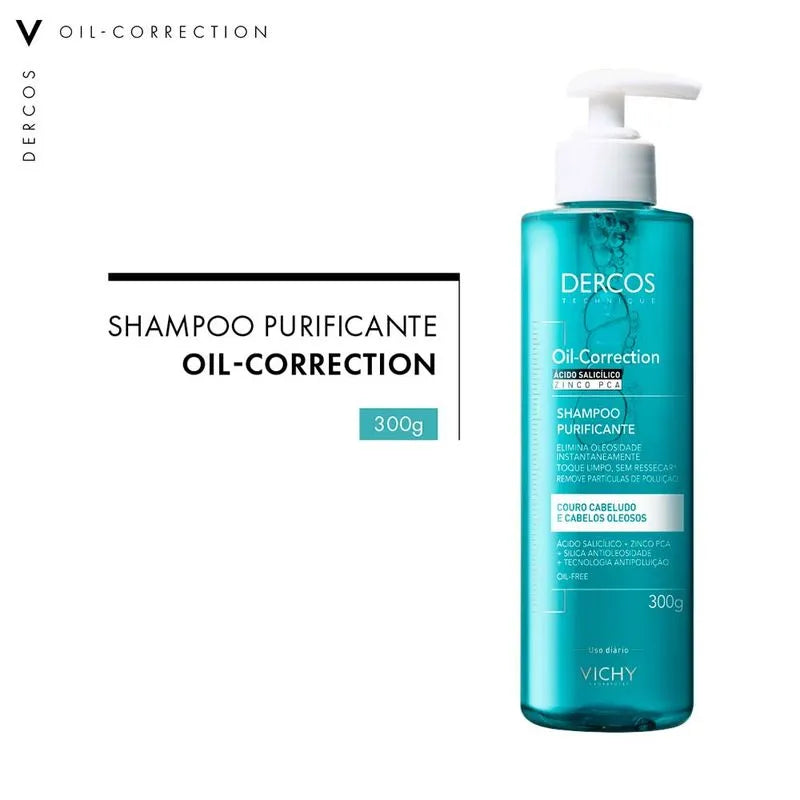 Vichy Dercos Oil-Correction Shampoo Purificante 300g