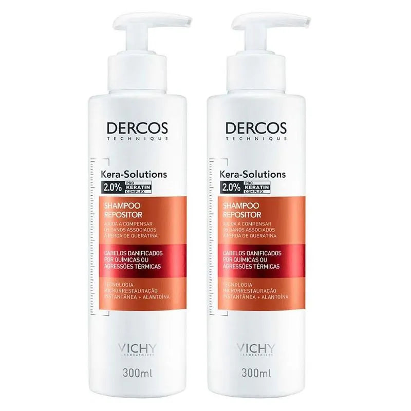 Vichy Kera Solutions Shampoo Kit com 2 unidades Kit